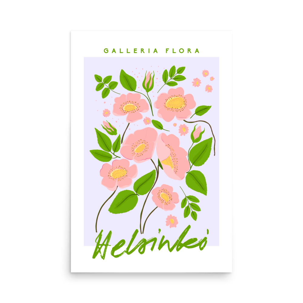 Helsinki Flower Market Print - THE WALL SNOB