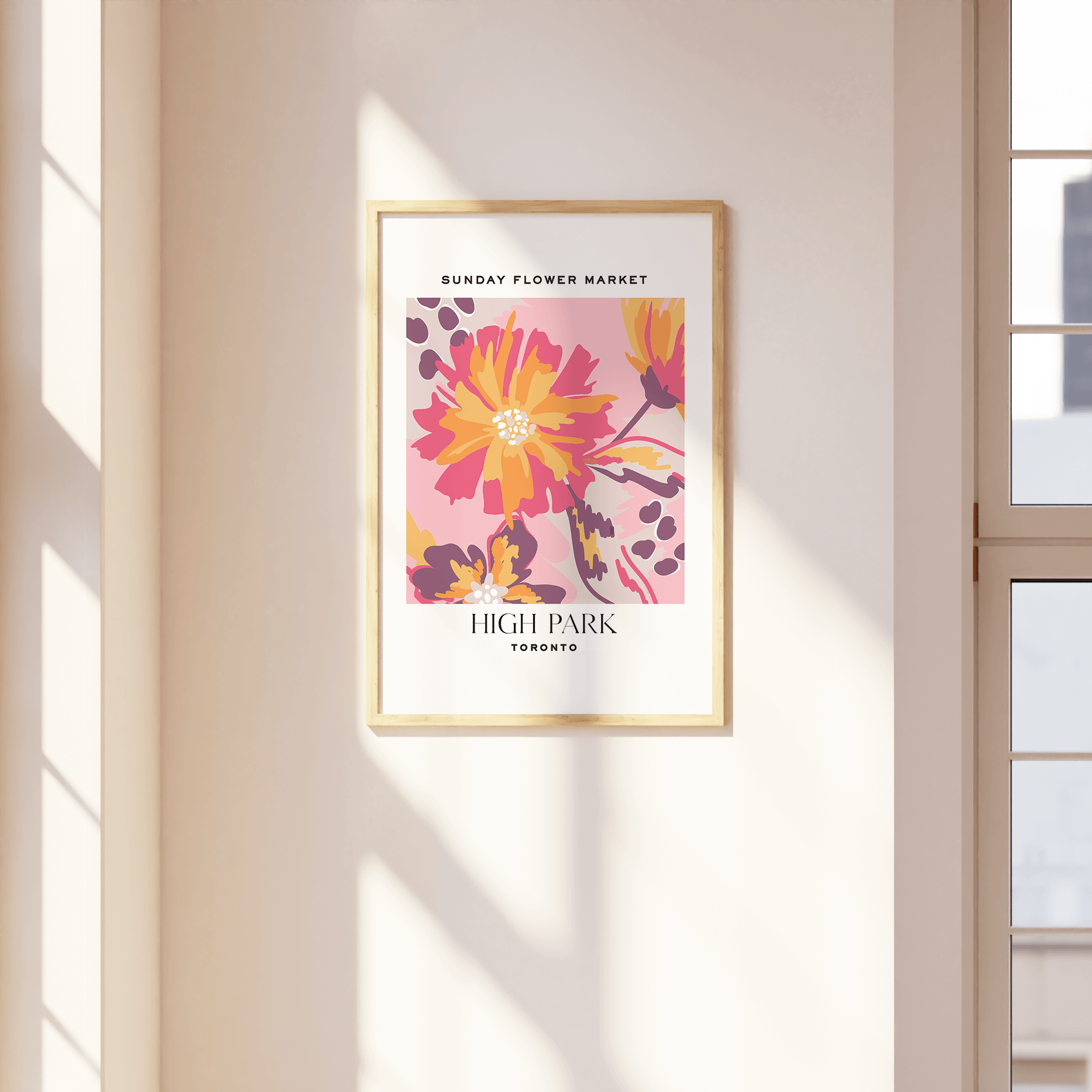 High Park Toronto Flower Market Print - THE WALL SNOB