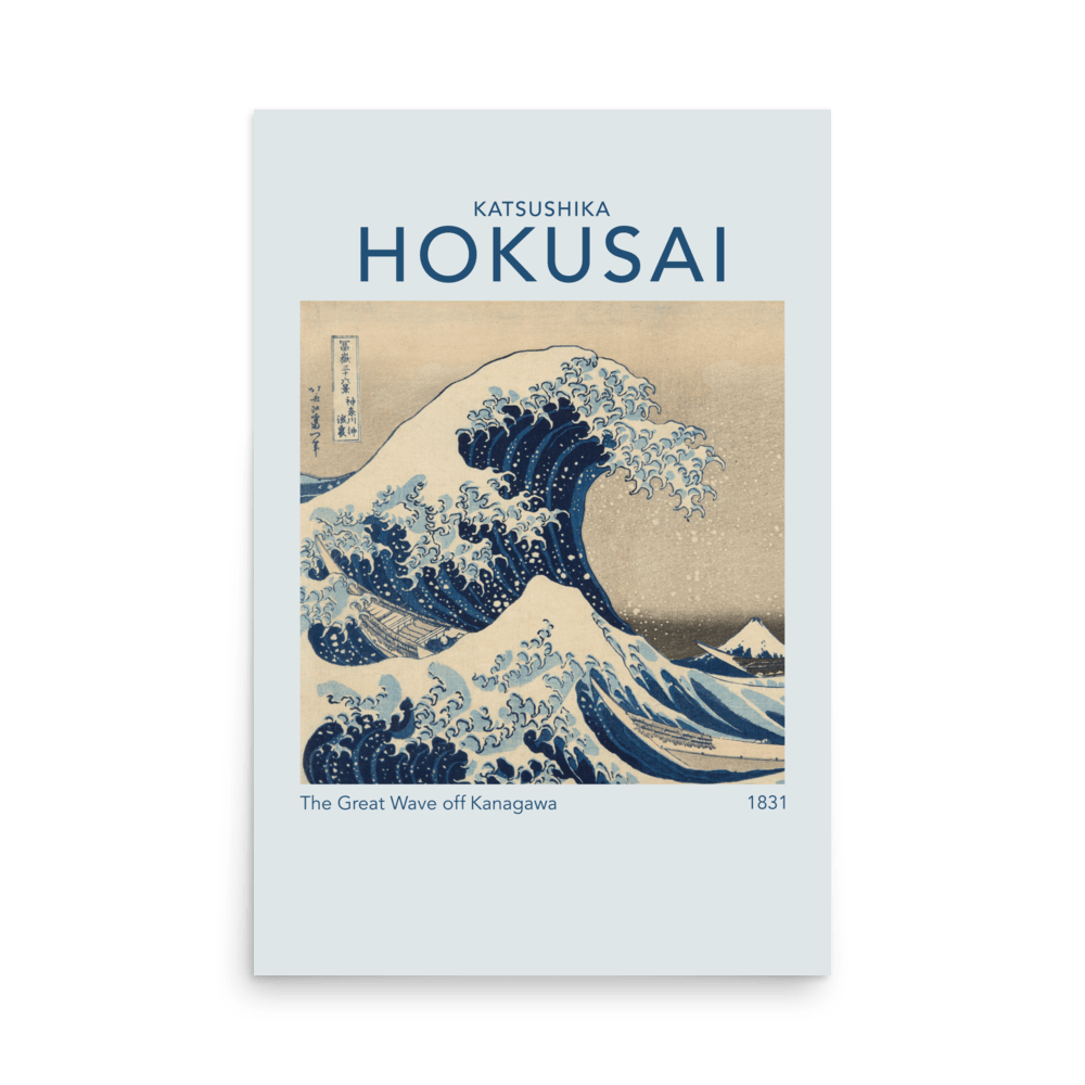 Hokusai The Great Wave Print - THE WALL SNOB