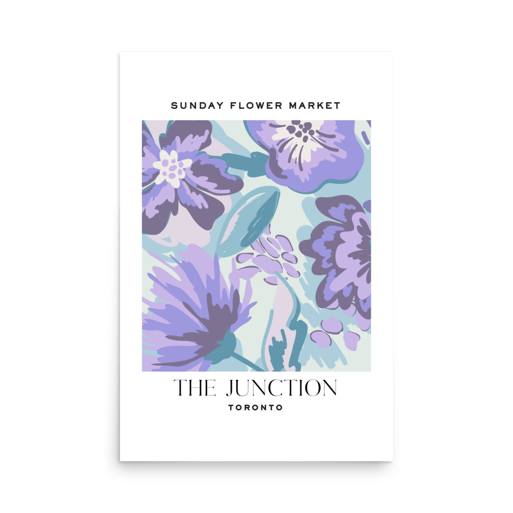 Junction Toronto Flower Market Print - THE WALL SNOB