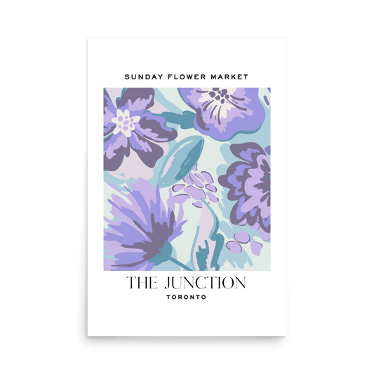 Junction Toronto Flower Market Print - THE WALL SNOB
