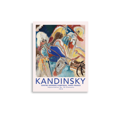 Kandinsky Improvisation Exhibition Print - THE WALL SNOB