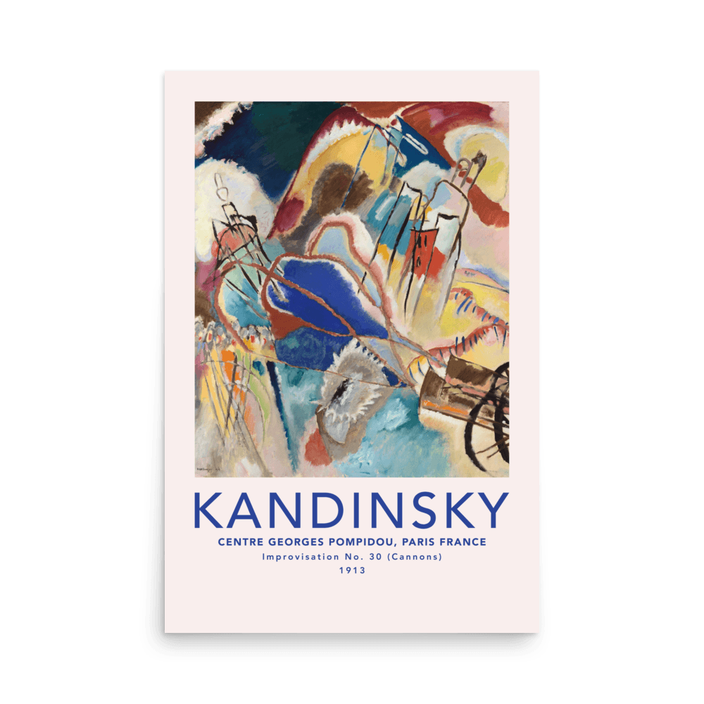Kandinsky Improvisation Exhibition Print - THE WALL SNOB