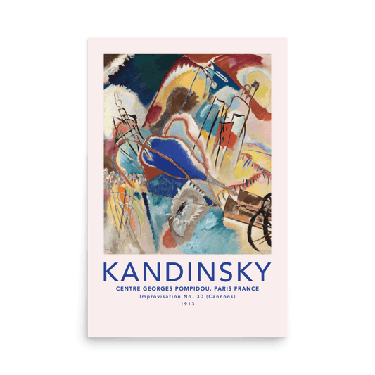 Kandinsky Improvisation Exhibition Print - THE WALL SNOB