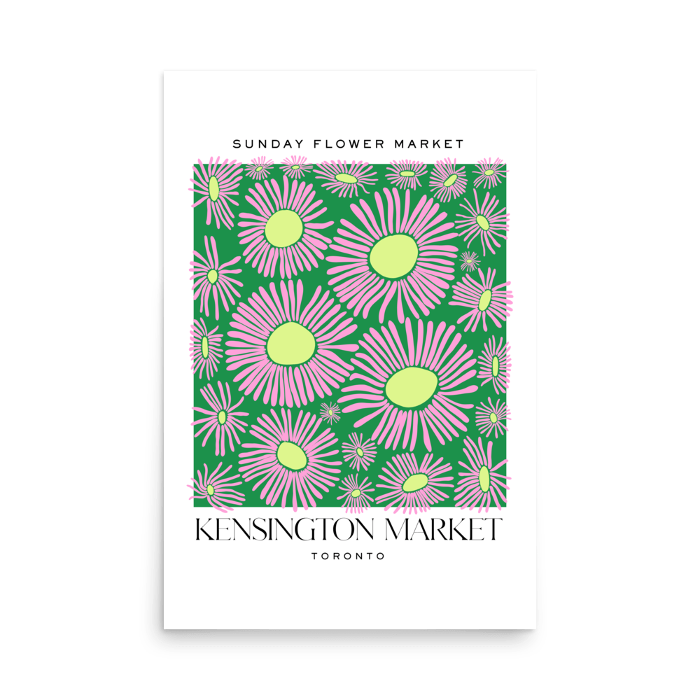 Kensington Market Toronto Flower Market Print - THE WALL SNOB