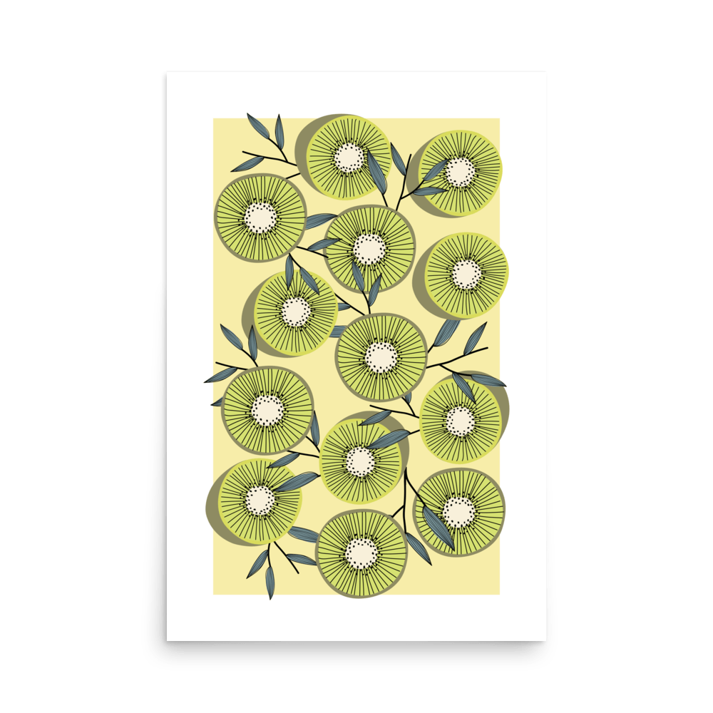 Kiwi Fruit Gallery Print - THE WALL SNOB