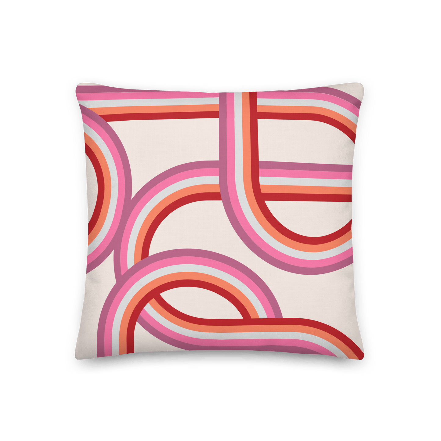 Lesbian Pride Stripes Pillowcase - THE WALL SNOB