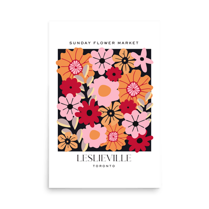 Leslieville Toronto Flower Market Print - THE WALL SNOB
