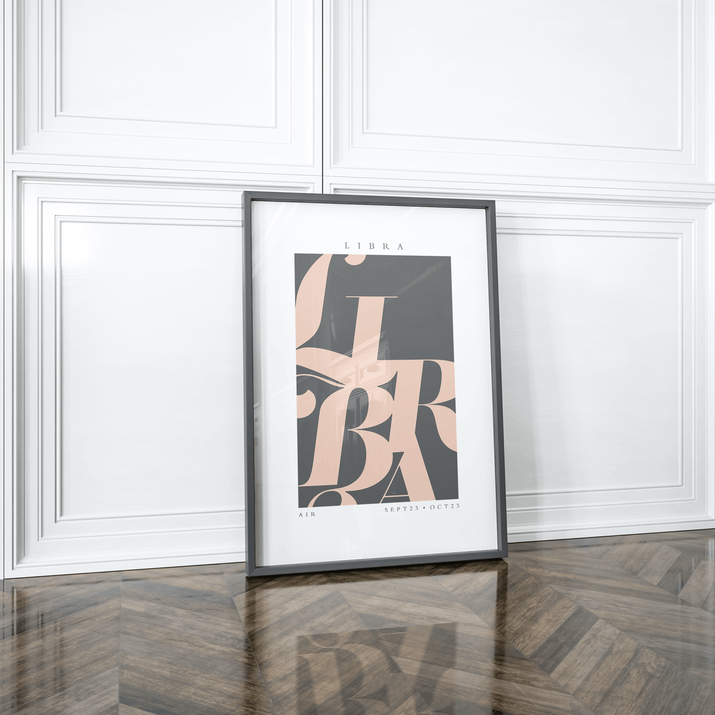 Libra Flourish, Poster - THE WALL SNOB