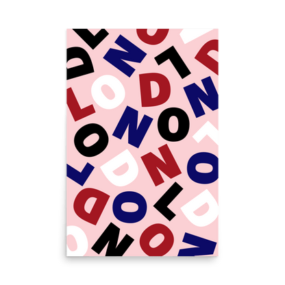 London Type Print - THE WALL SNOB