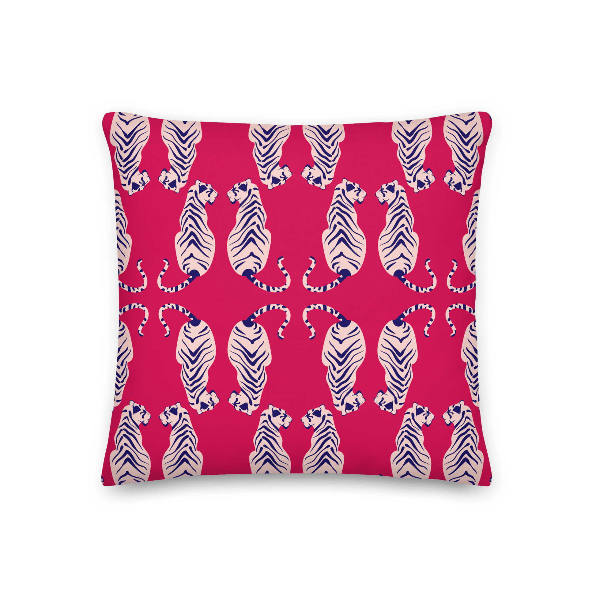 Magenta Tigress Pillowcase - THE WALL SNOB