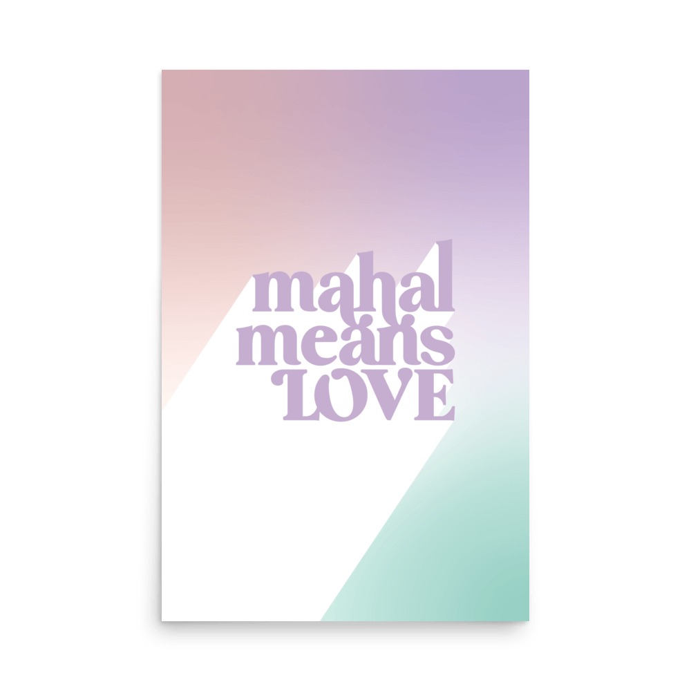 Mahal Means Love (Filipino) Print - THE WALL SNOB