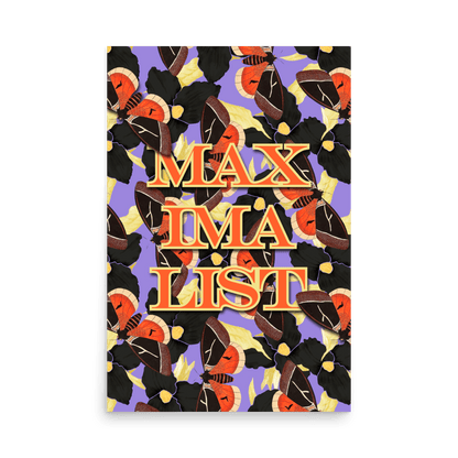 Maximalist Black Butterfly Print - THE WALL SNOB