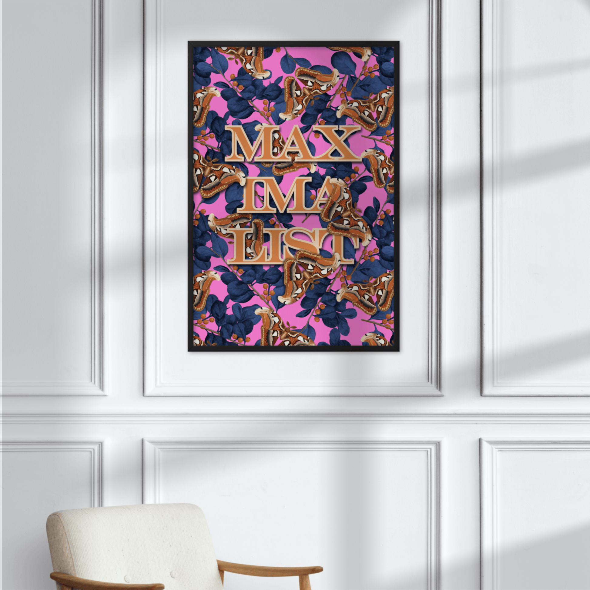 Maximalist Spotted Butterfly, Poster - THE WALL SNOB