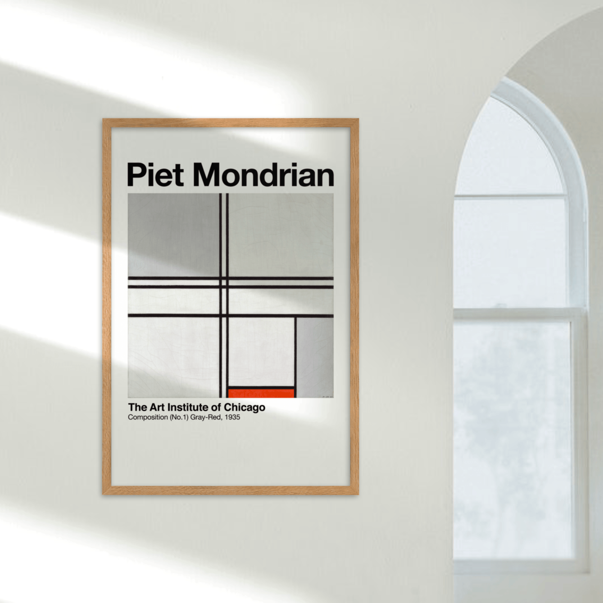 Mondrian Composition No. 1, Poster - THE WALL SNOB