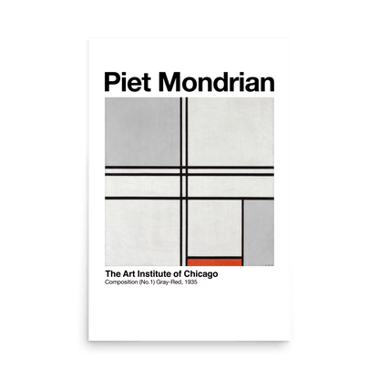 Mondrian Composition No. 1 Print - THE WALL SNOB
