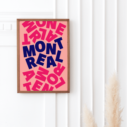 Montreal Type, Poster - THE WALL SNOB
