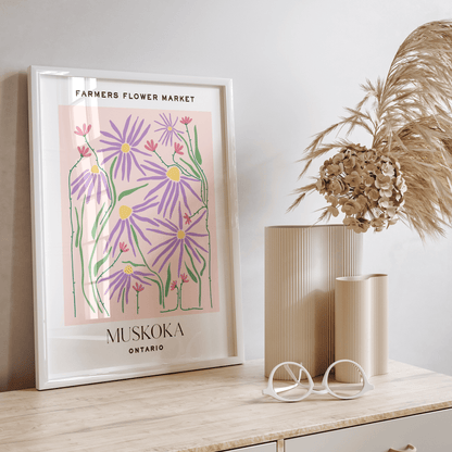 Muskoka Flower Market Print - THE WALL SNOB