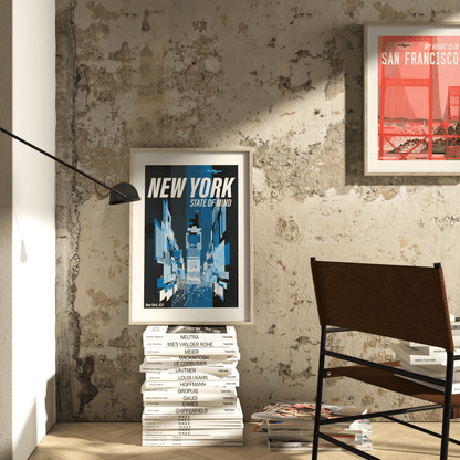 New York State Of Mind Print - THE WALL SNOB