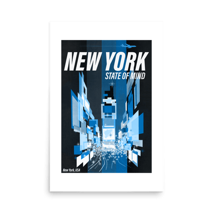 New York State Of Mind Print - THE WALL SNOB