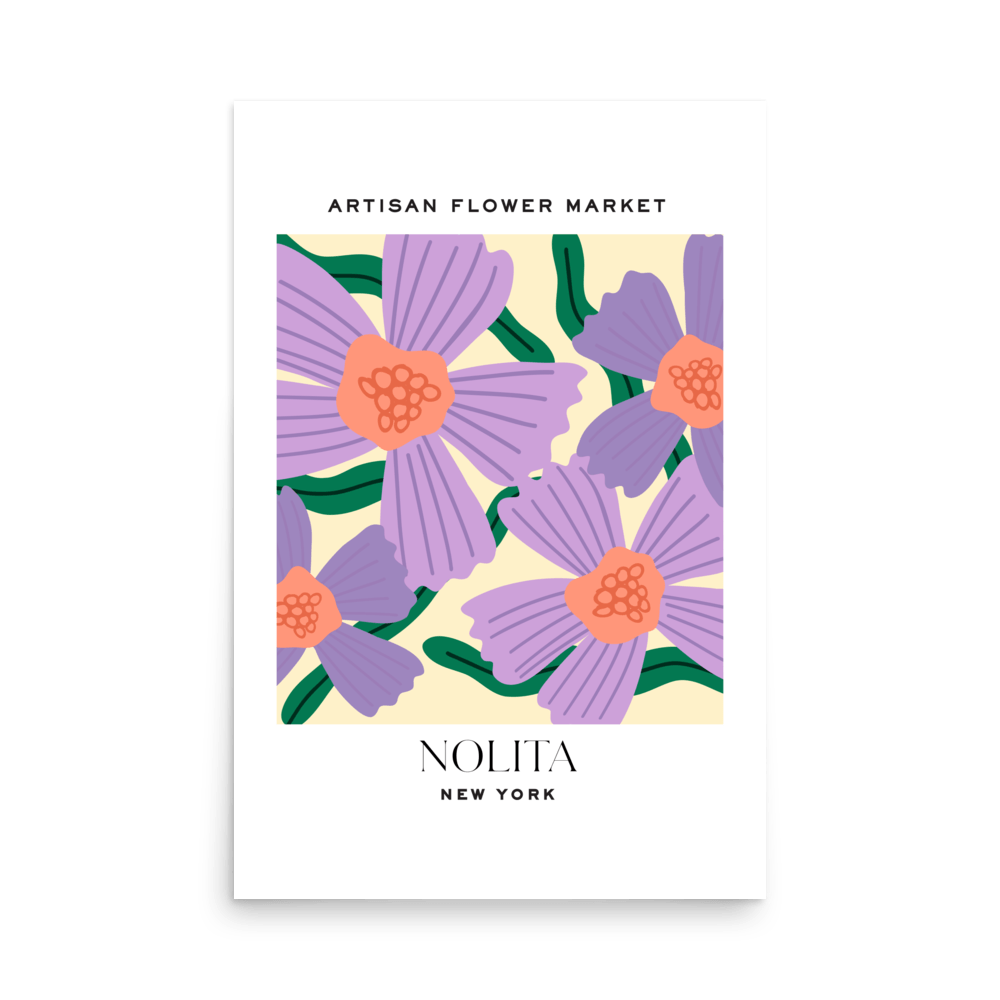 Nolita New York Flower Market Print - THE WALL SNOB