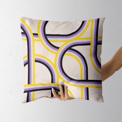Non-Binary Pride Stripes Pillowcase - THE WALL SNOB