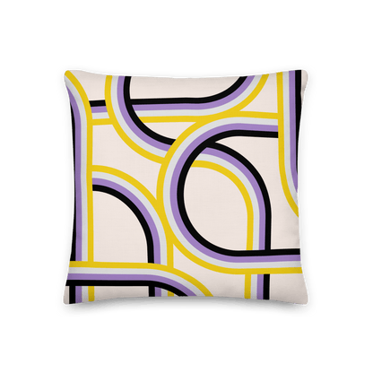 Non-Binary Pride Stripes Pillowcase - THE WALL SNOB