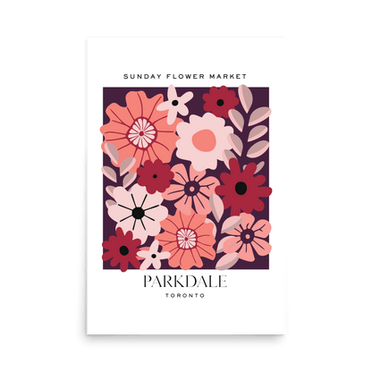 Parkdale Toronto Flower Market Print - THE WALL SNOB