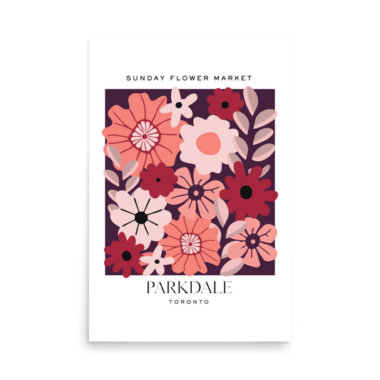 Parkdale Toronto Flower Market Print - THE WALL SNOB