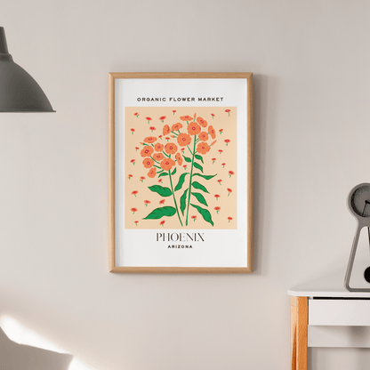 Phoenix Flower Market, Poster - THE WALL SNOB