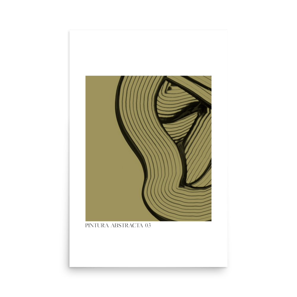 Pintura Abstracta - Moss Print - THE WALL SNOB