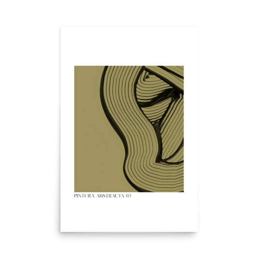 Pintura Abstracta - Moss Print - THE WALL SNOB
