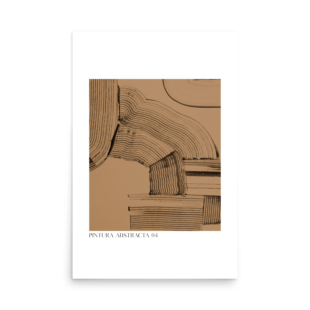 Pintura Abstracta - Tierra Print - THE WALL SNOB
