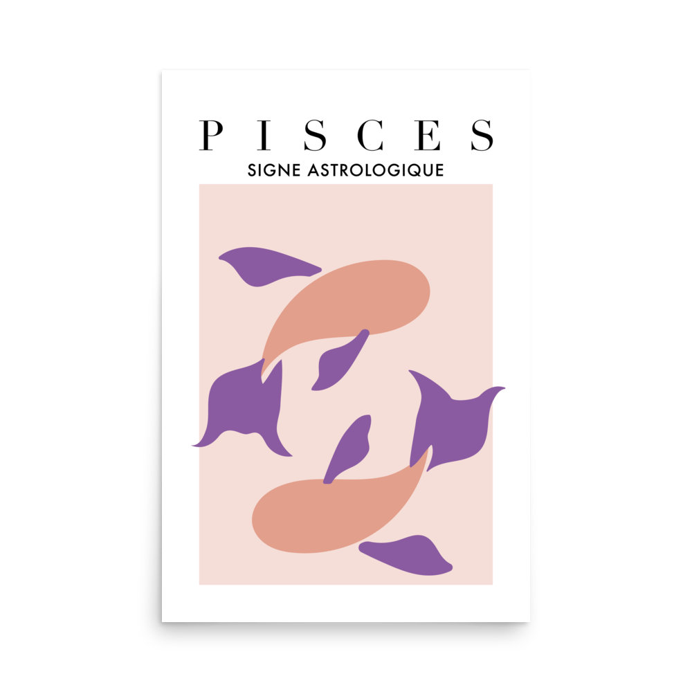 Pisces Cutouts Print - THE WALL SNOB