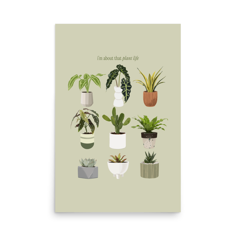 Plant Life Print - THE WALL SNOB