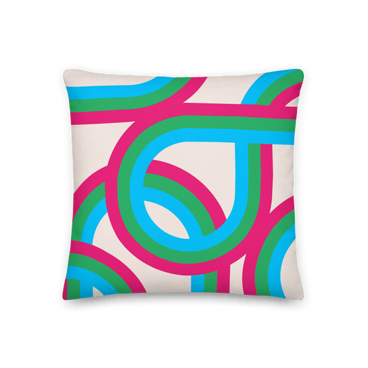 Poly Pride Stripes Pillowcase - THE WALL SNOB