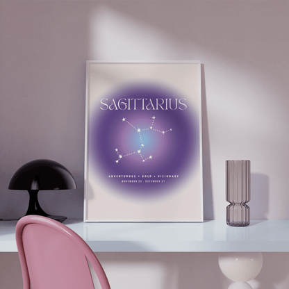 Sagittarius Aura, Poster - THE WALL SNOB