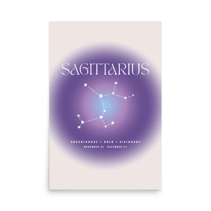 Sagittarius Aura Print - THE WALL SNOB