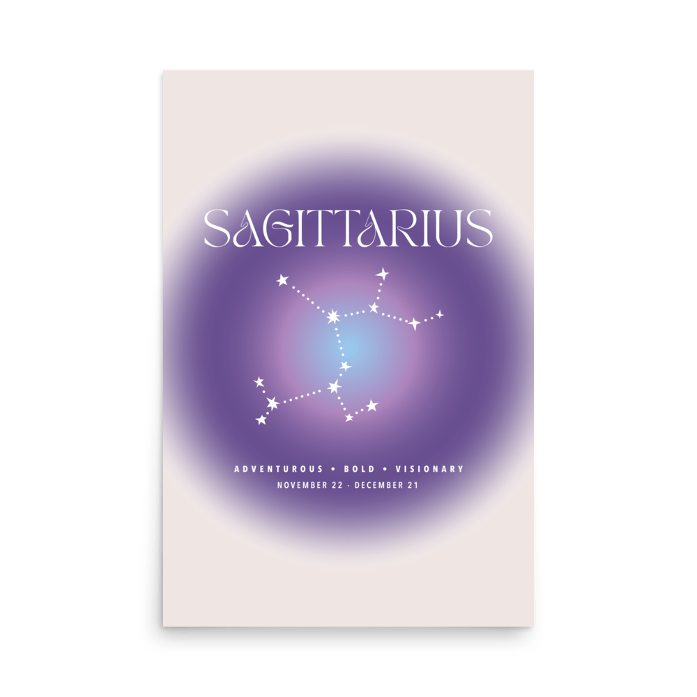 Sagittarius Aura Print - THE WALL SNOB