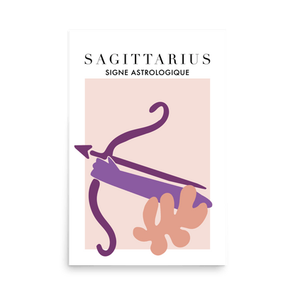 Sagittarius Cutouts Print - THE WALL SNOB