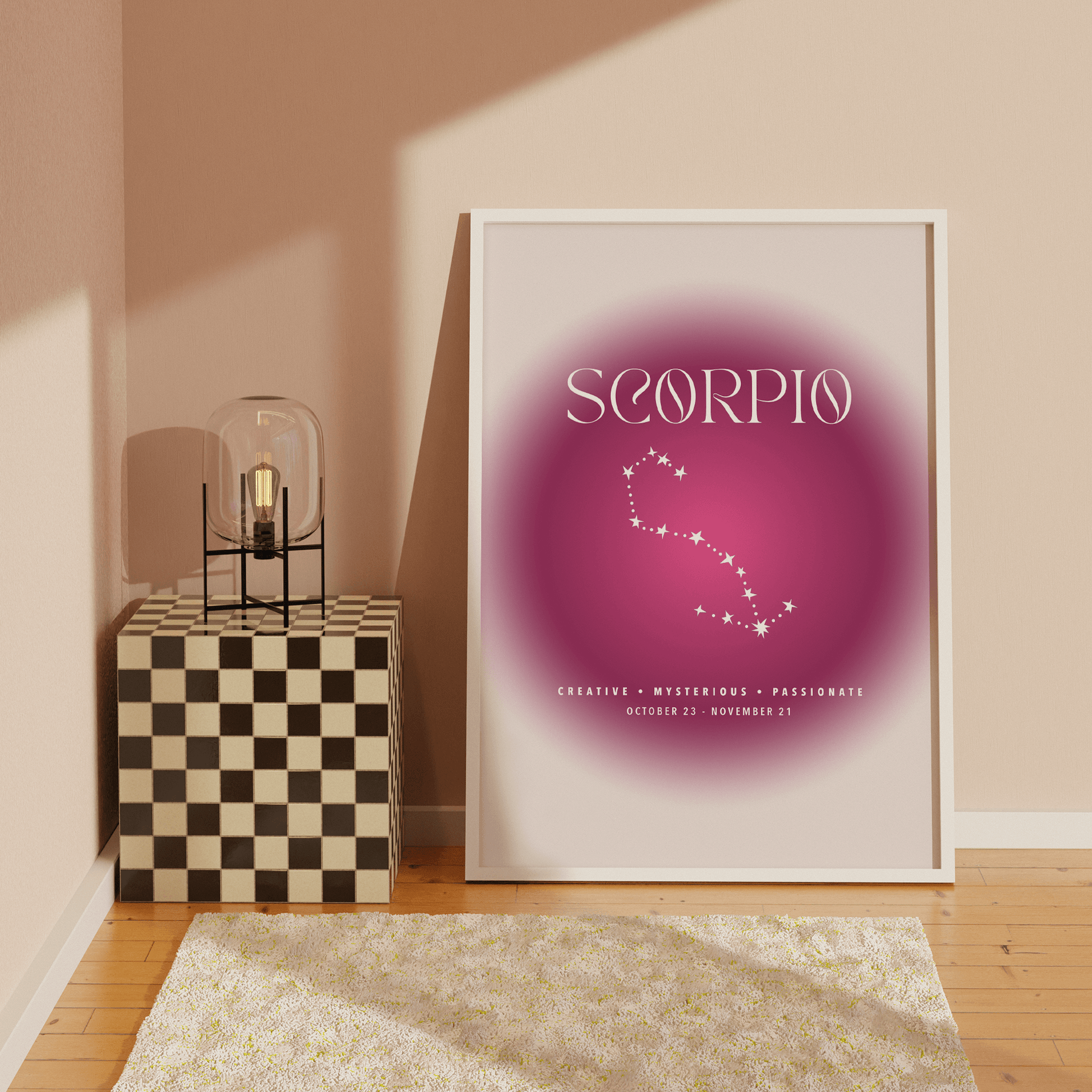 Scorpio Aura, Poster - THE WALL SNOB