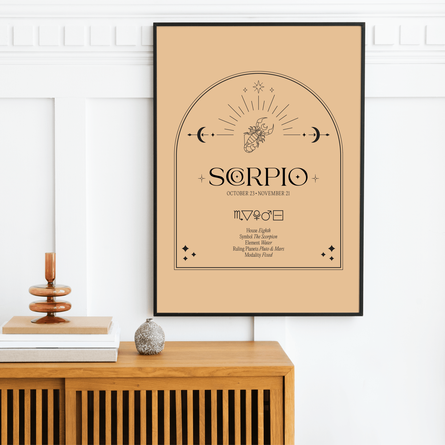 Scorpio Element, Poster - THE WALL SNOB