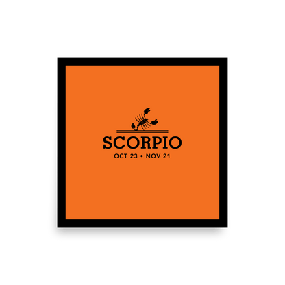 Scorpio Legacy Print - THE WALL SNOB