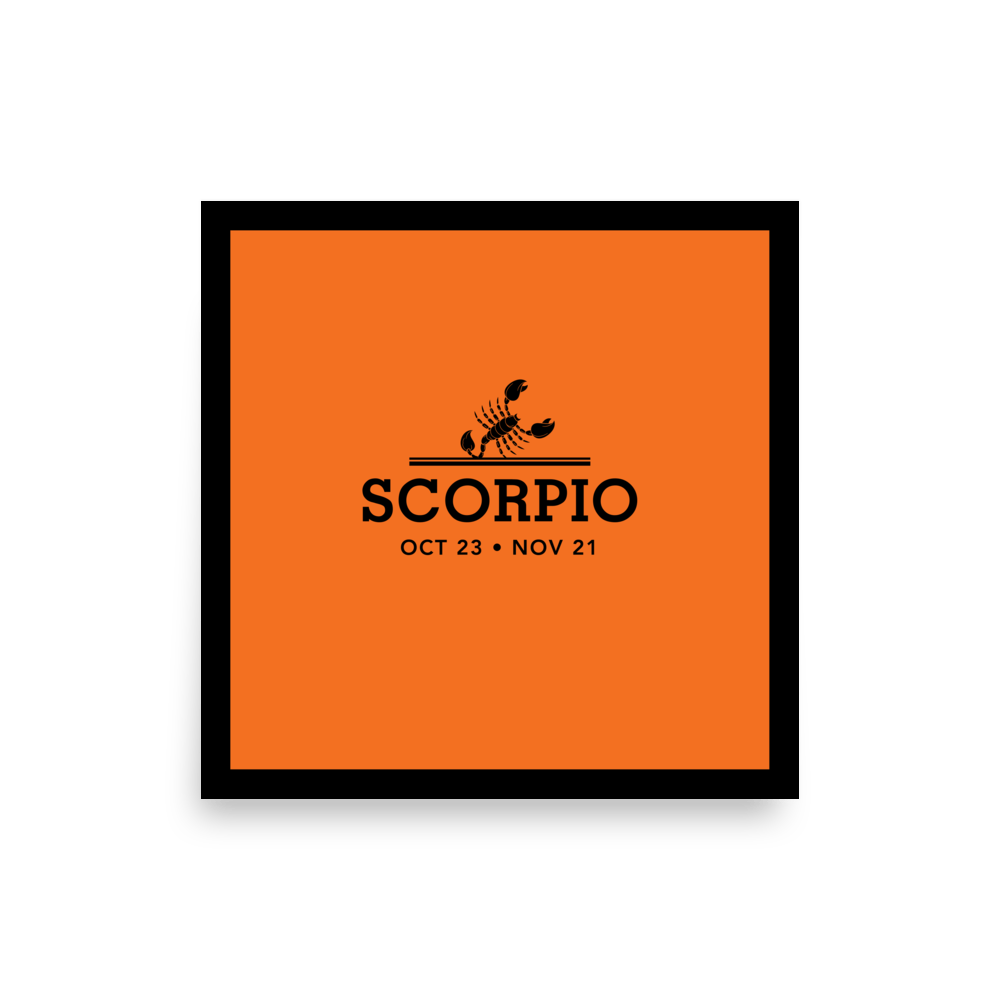 Scorpio Legacy Print - THE WALL SNOB