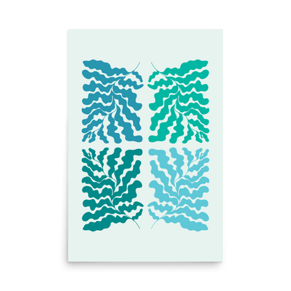 Seaweed Cutouts Print - THE WALL SNOB