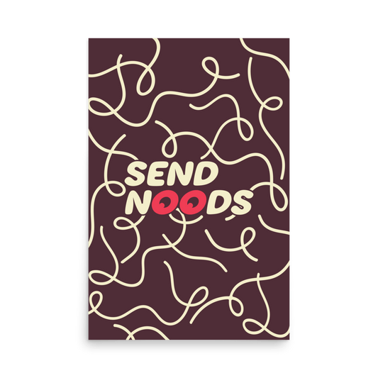 Send Noods Kitchen Print - THE WALL SNOB