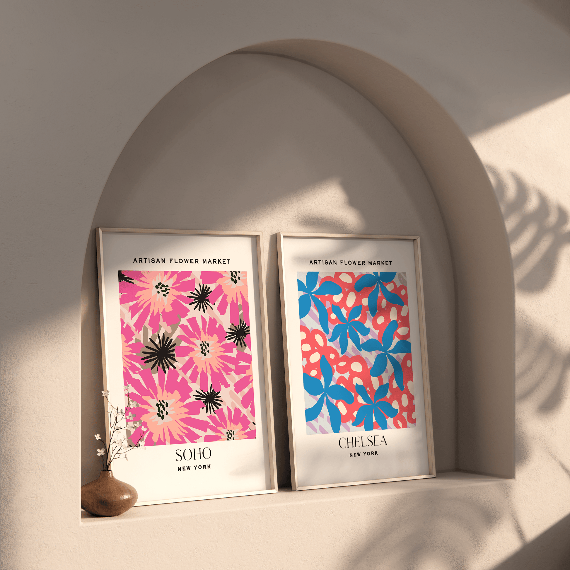 Soho New York Flower Market Print - THE WALL SNOB