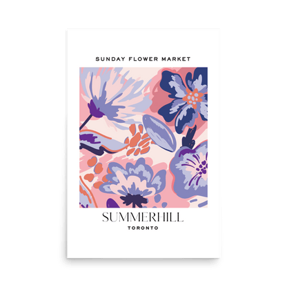 Summerhill Toronto Flower Market Print - THE WALL SNOB