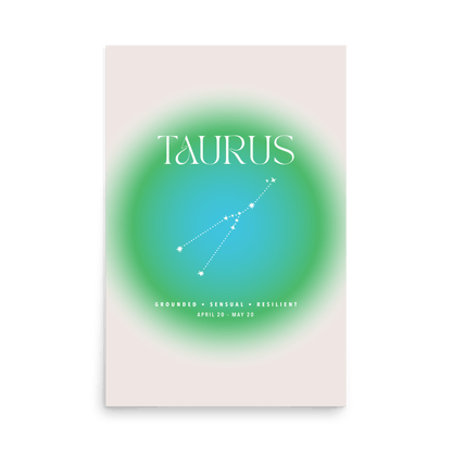 Taurus Aura Print - THE WALL SNOB