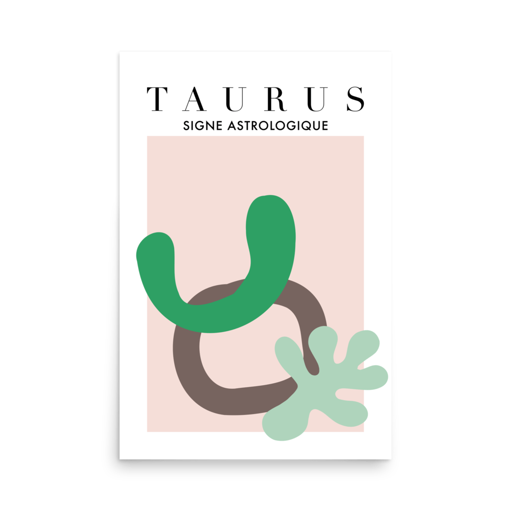 Taurus Cutouts Print - THE WALL SNOB